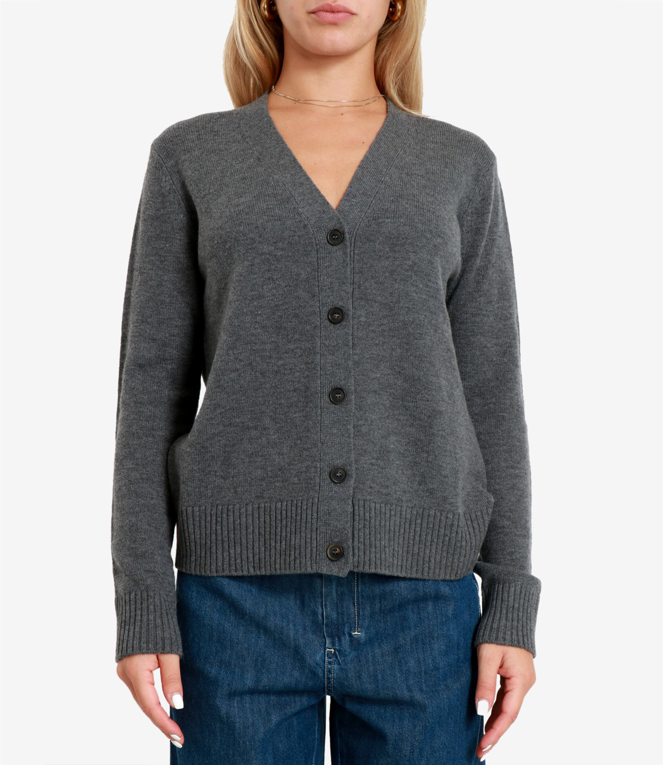 S Max Mara | Cardigan Apollo Grigio medio