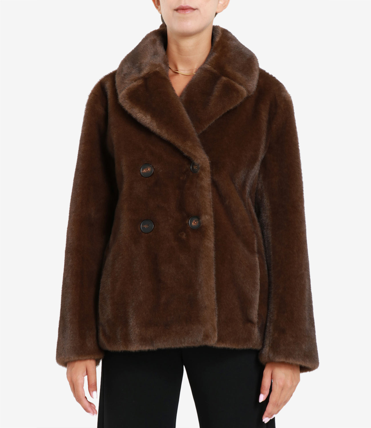 S Max Mara | Pelliccia Laura Marrone