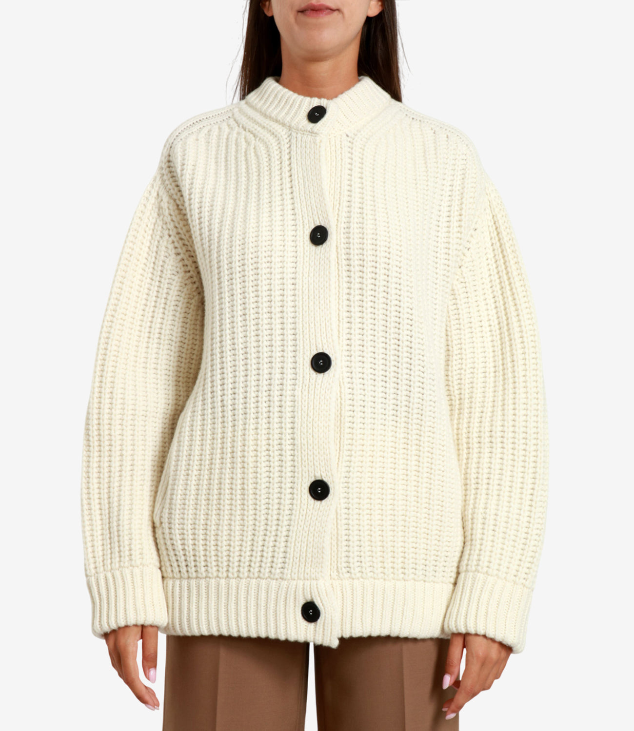 Semicouture | Cardigan Amalia Gesso