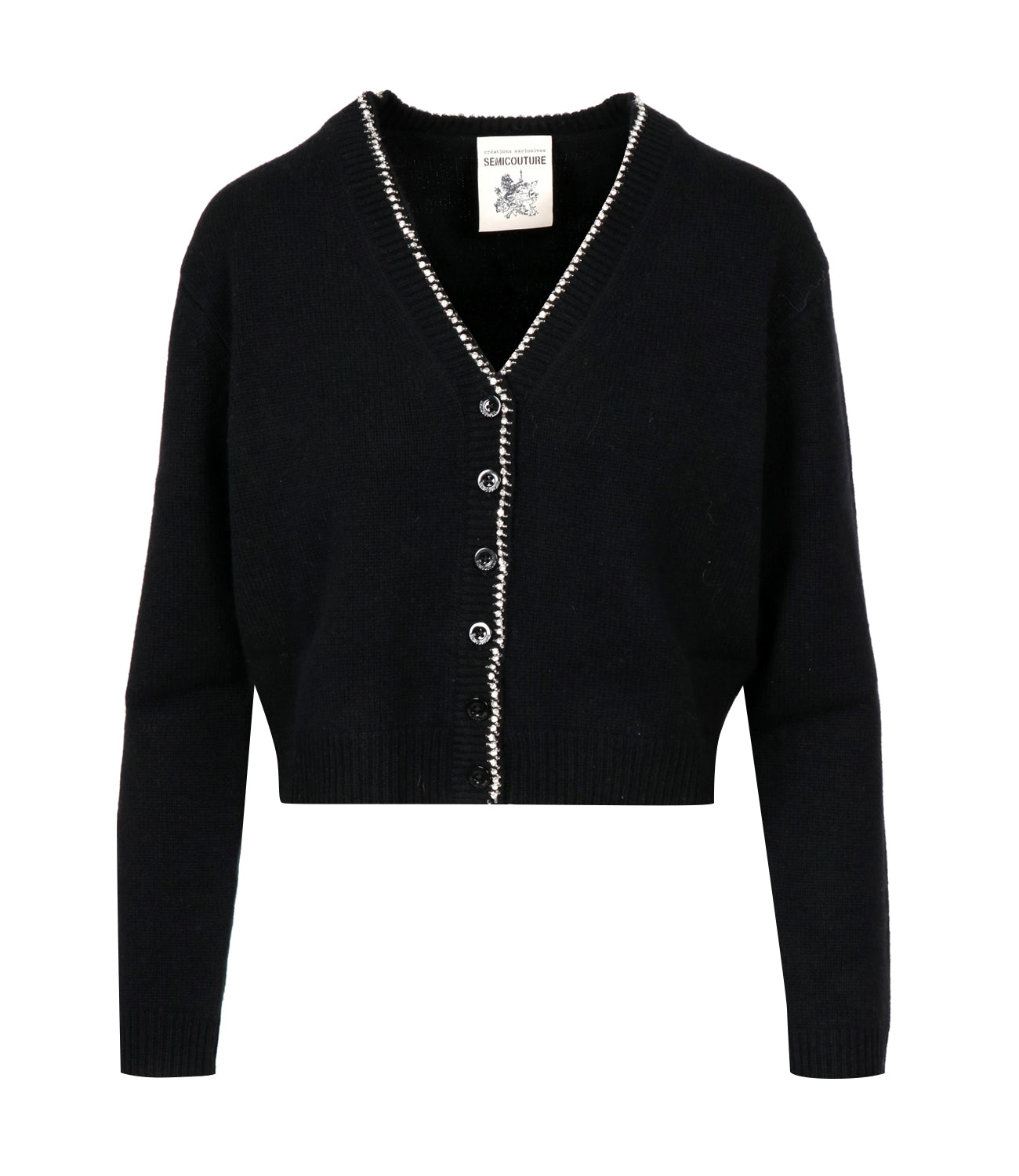 Semicouture | Cardigan Clarinda Nero