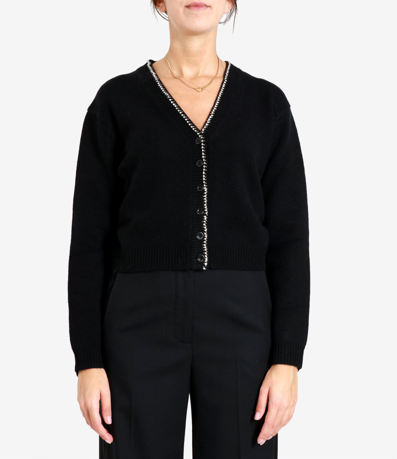 Semicouture | Cardigan Clarinda Nero