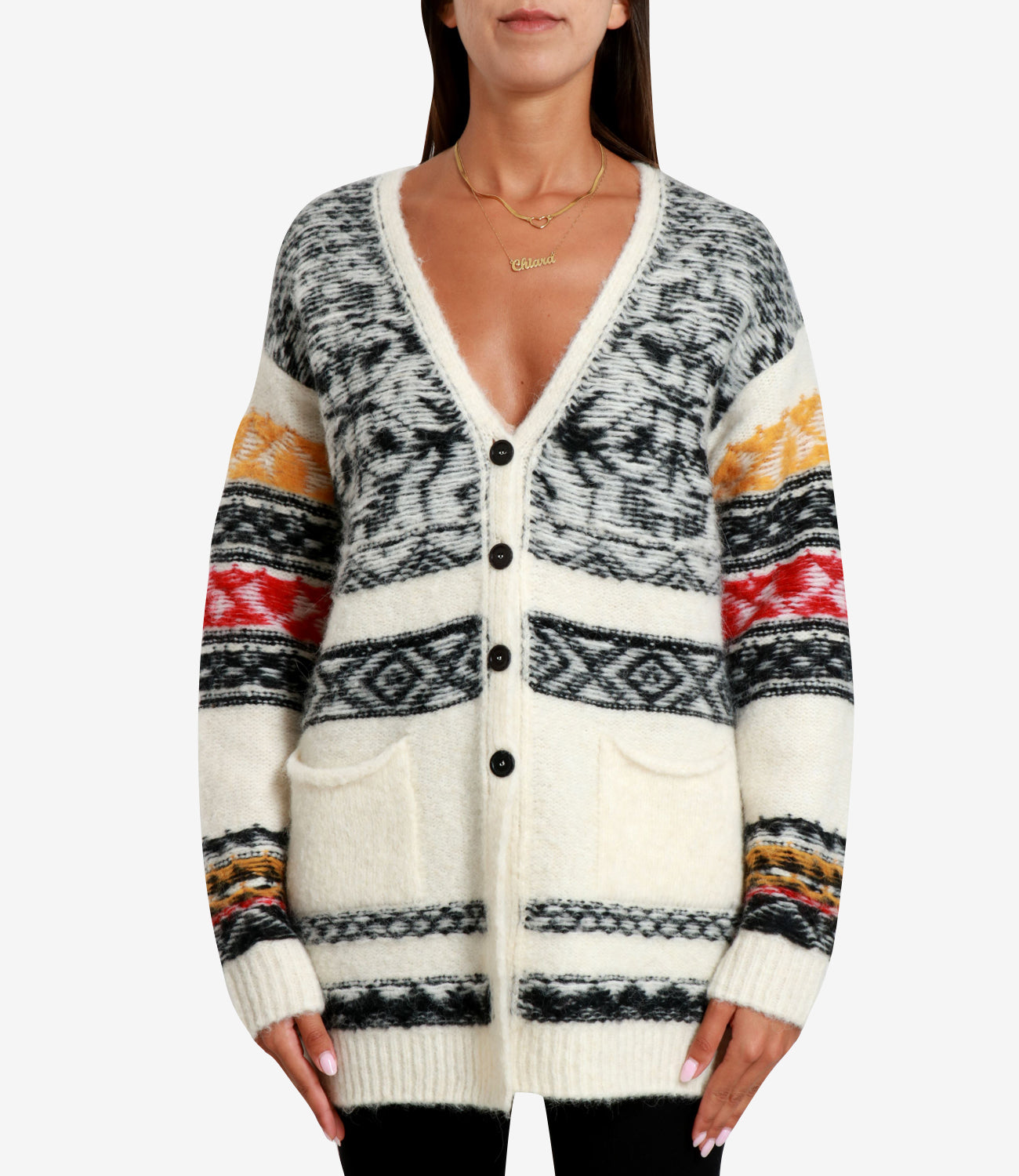 Semicouture | Cardigan Pierluigi Panna e Antracite