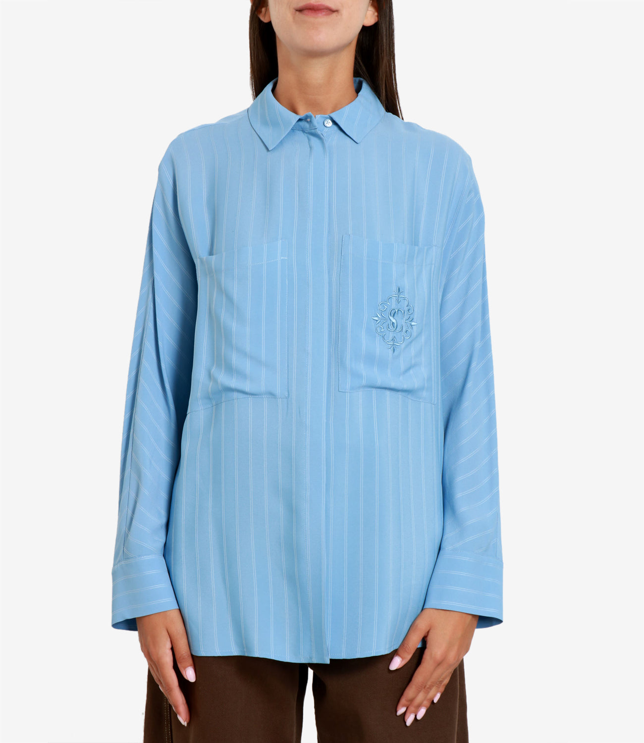 Semicouture | Camicia Tiffany Cielo