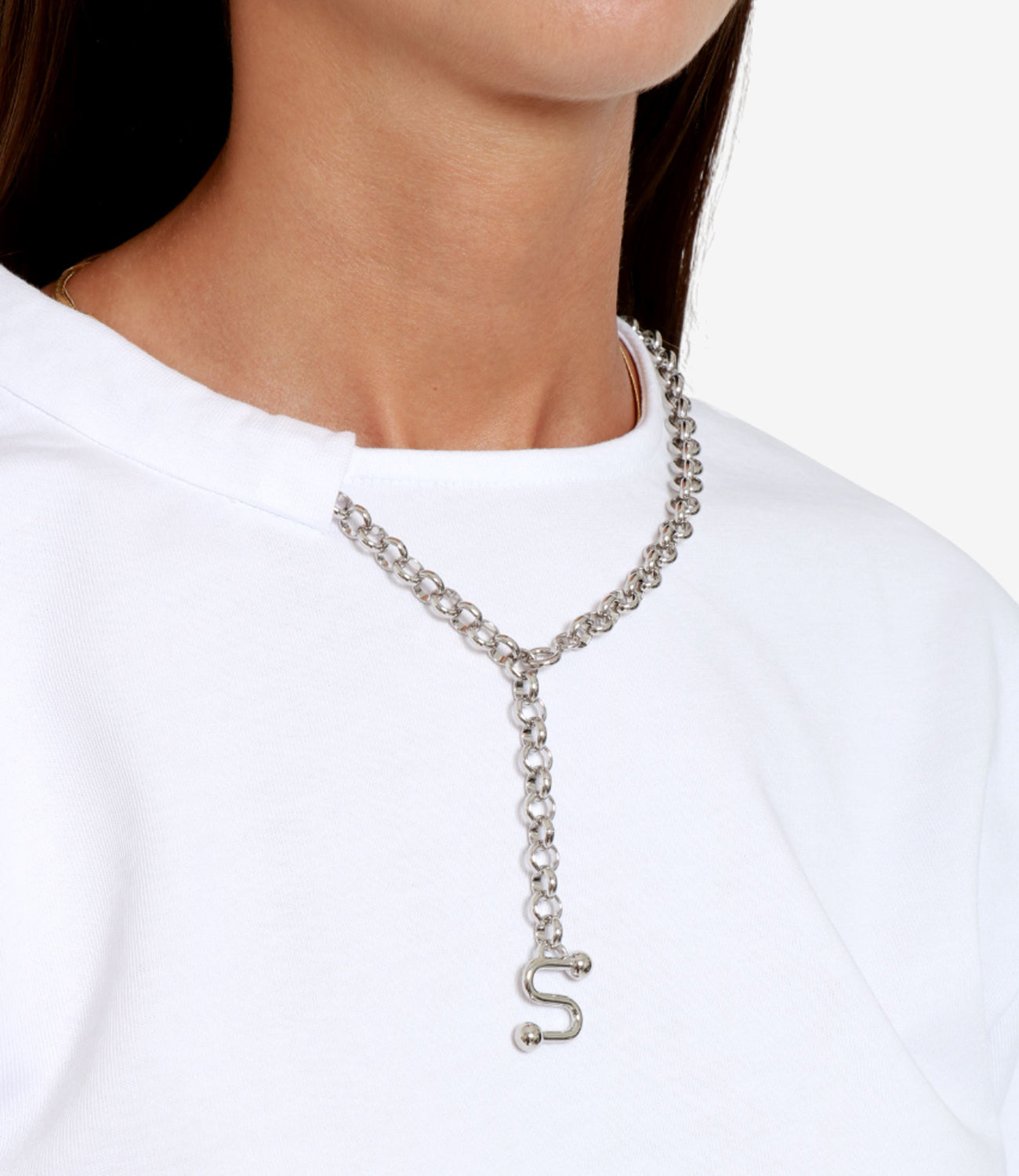 Sportmax | T-Shirt Oblato Bianco Ottico