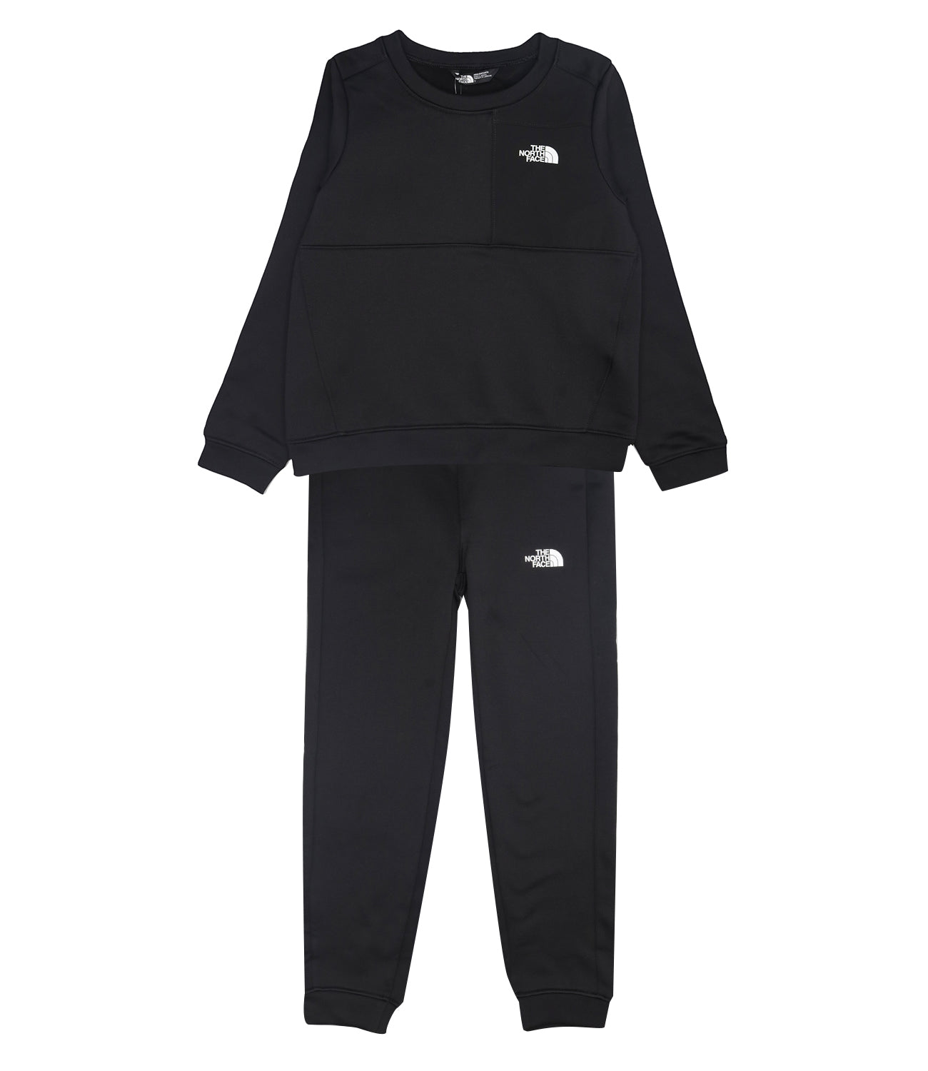 The North Face Kids | Set Felpa e Pantalone Perf Fleece Nero