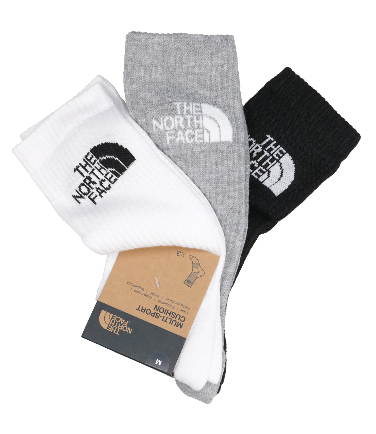 The North Face | Calzini Multi Sport Nero Bianco e Grigio