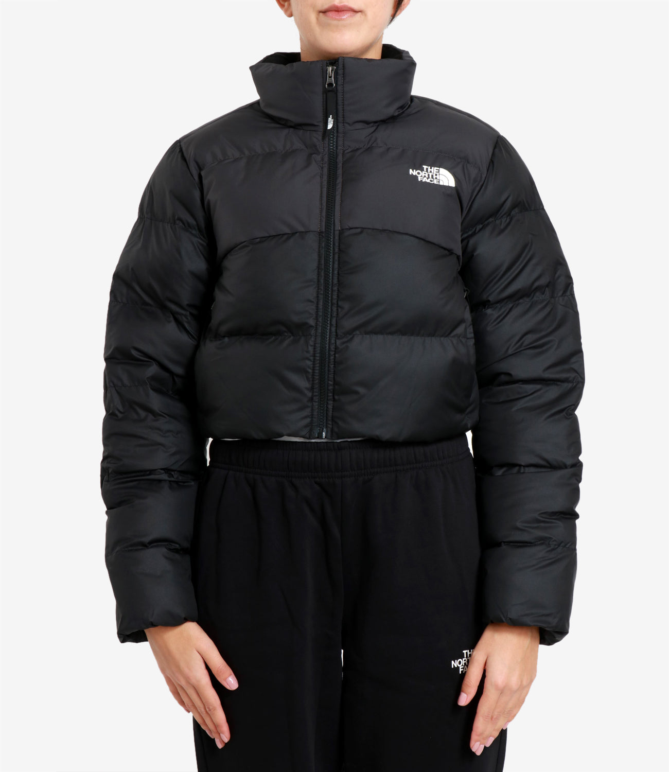 The North Face | Giubbotto W Cropped Saikuru Nero e Asfalto