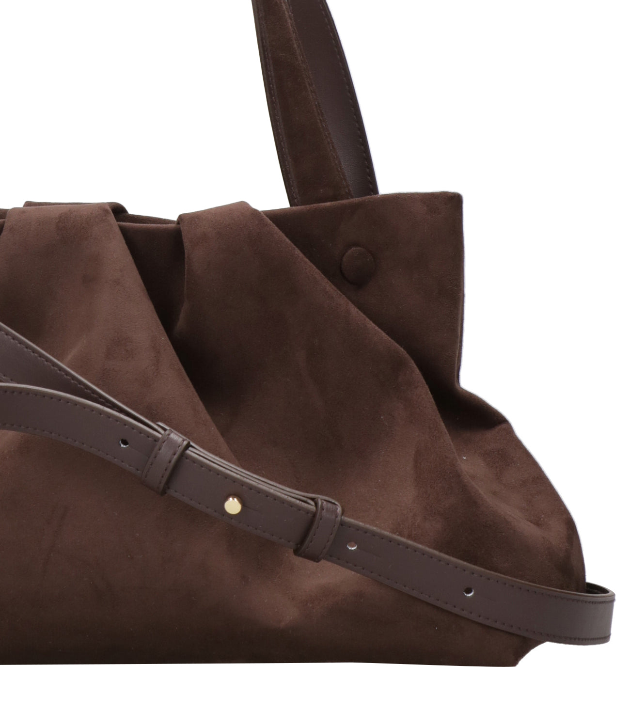 Themoirè | Borsa a Mano Athena Suede Ebano