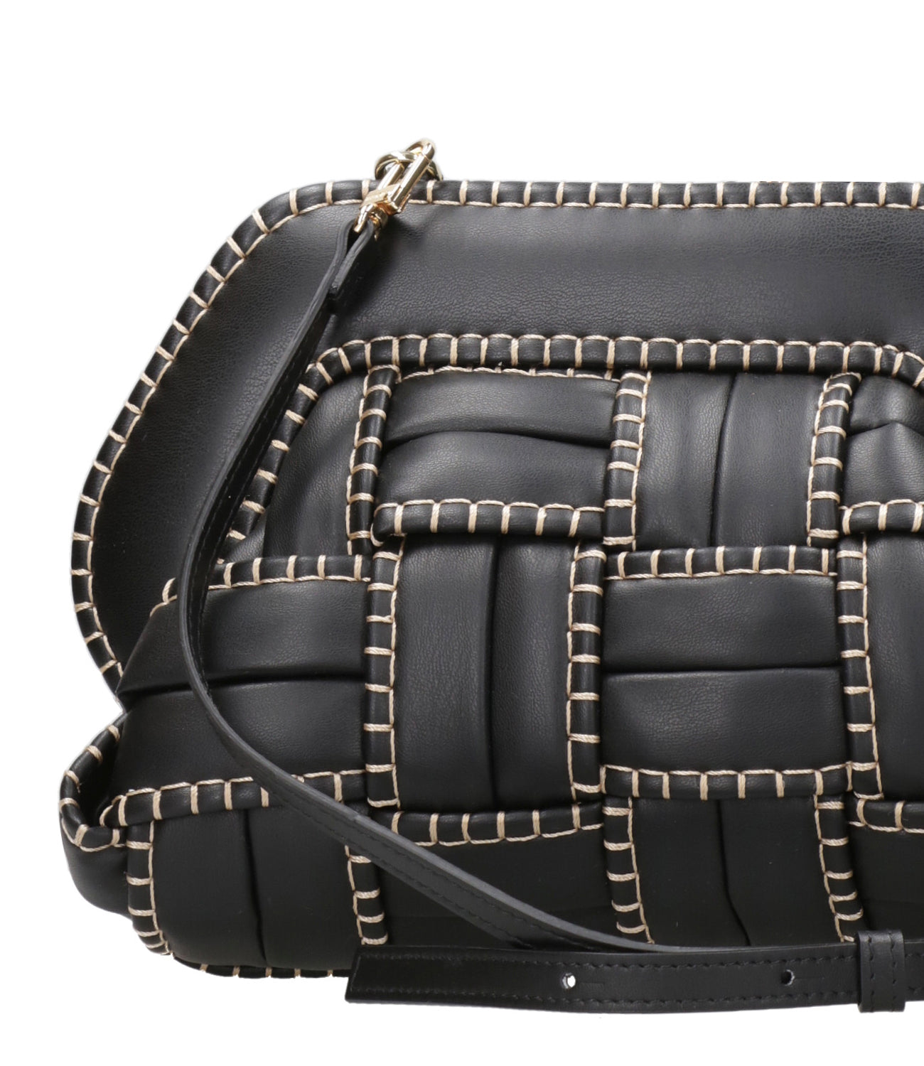 Themoirè | Clutch Tia Trim Nero