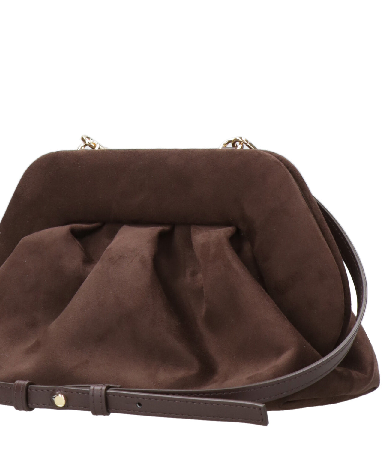 Themoirè | Clutch Tia Suede Ebano