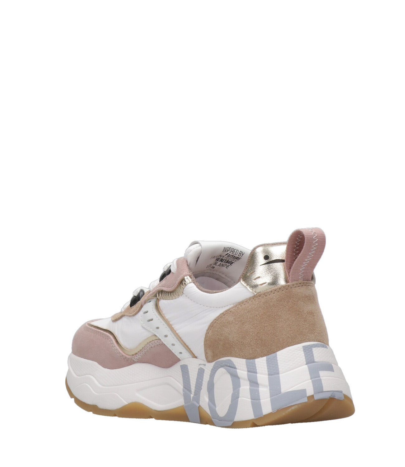 Voile Blanche | Sneakers Club105 Rosa antico