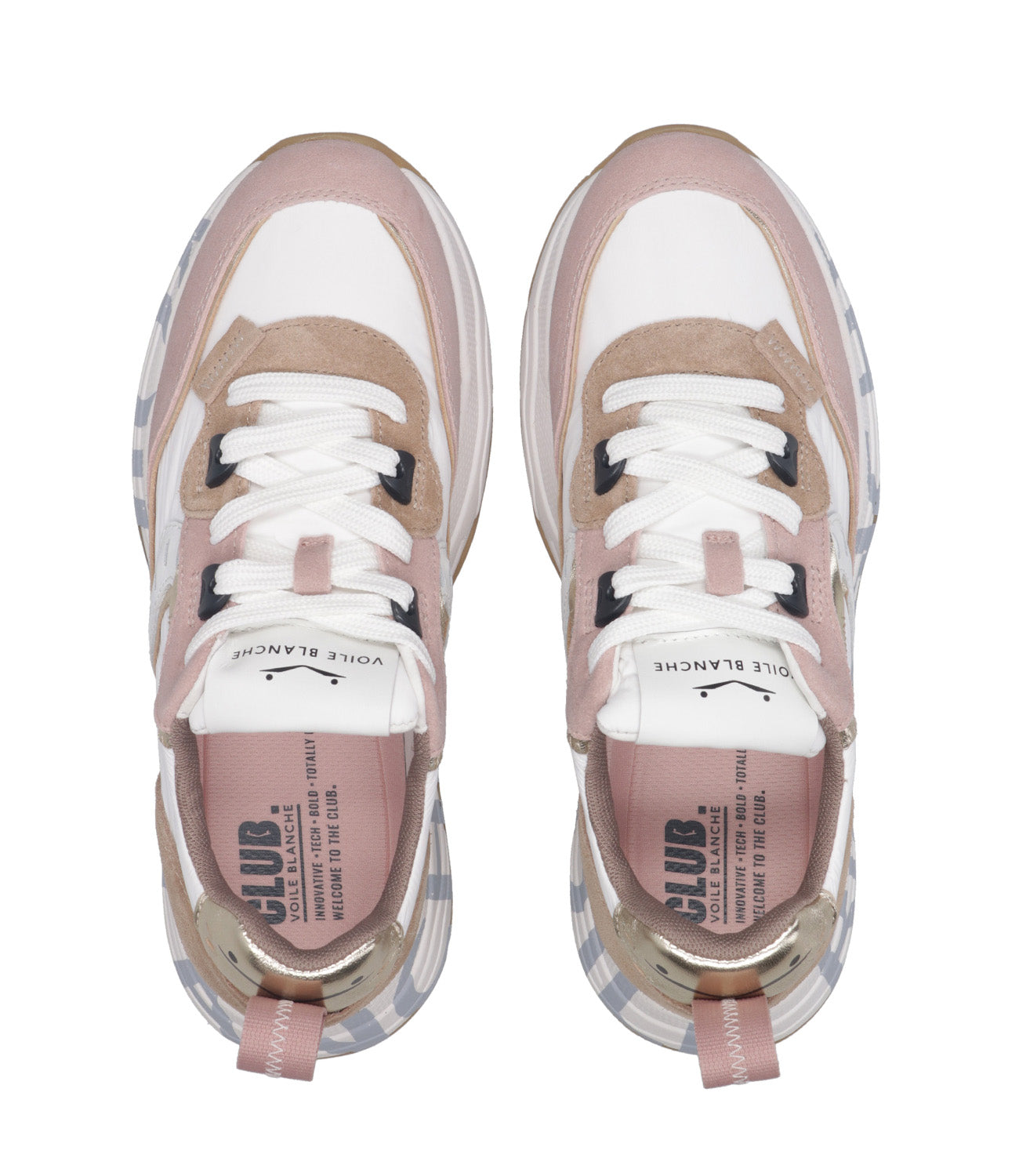 Voile Blanche | Sneakers Club105 Rosa antico