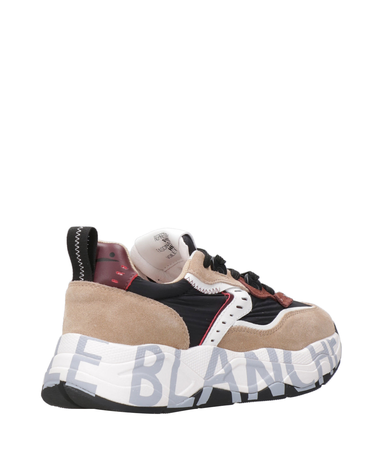 Voile Blanche | Sneakers Club105 Sabbia e Nero