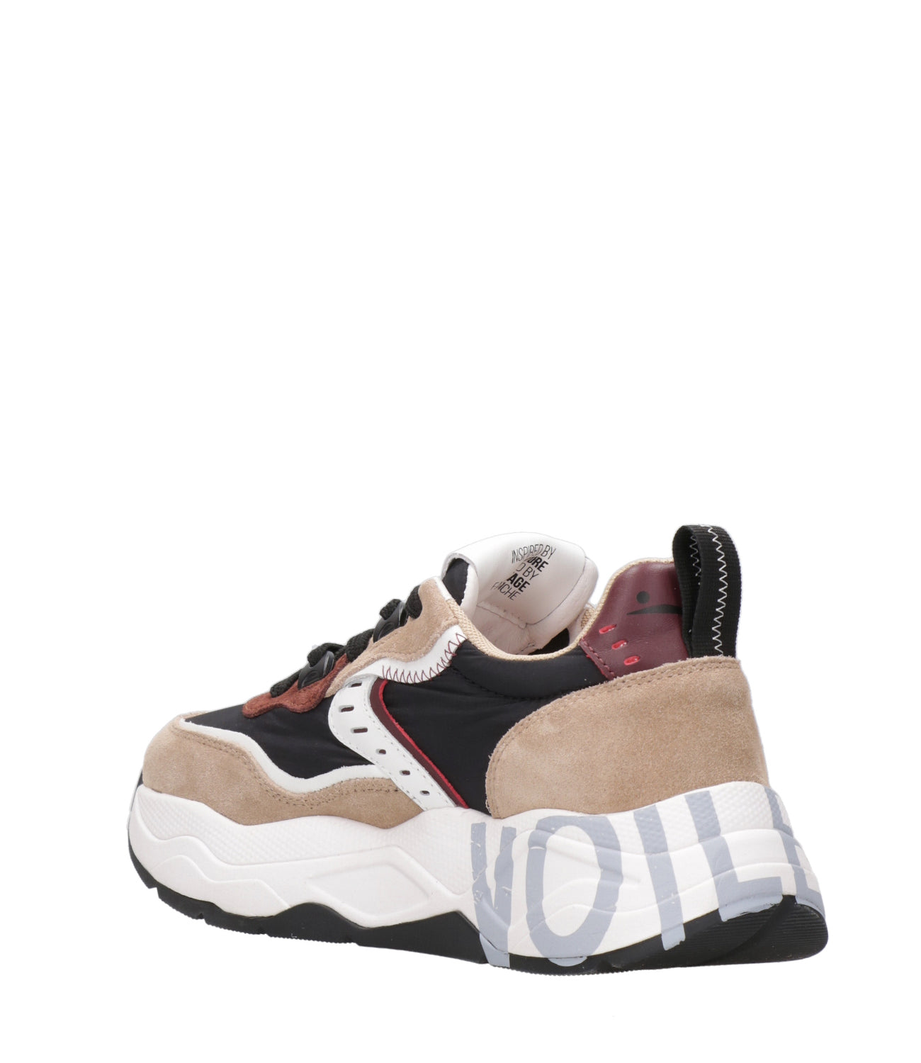 Voile Blanche | Sneakers Club105 Sabbia e Nero