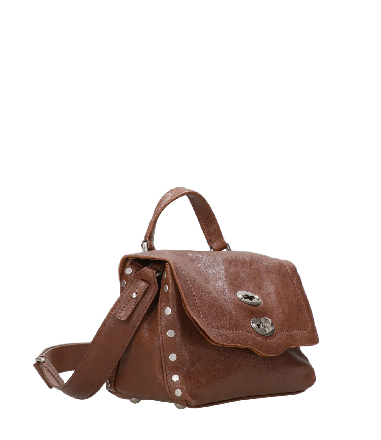 Zanellato | Borsa a Tracolla Postina Tabacco Baby Sandalo