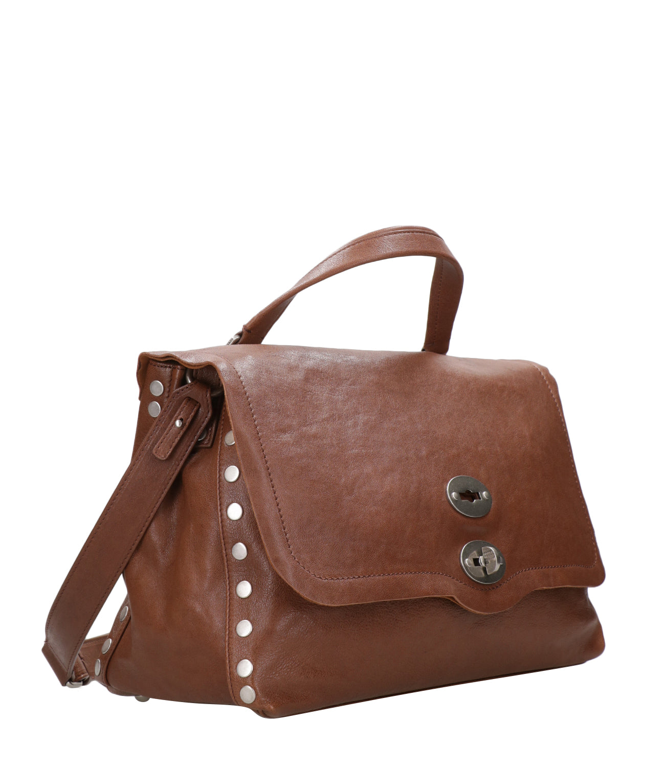 Zanellato | Borsa a Tracolla Postina Tabacco M Sandalo