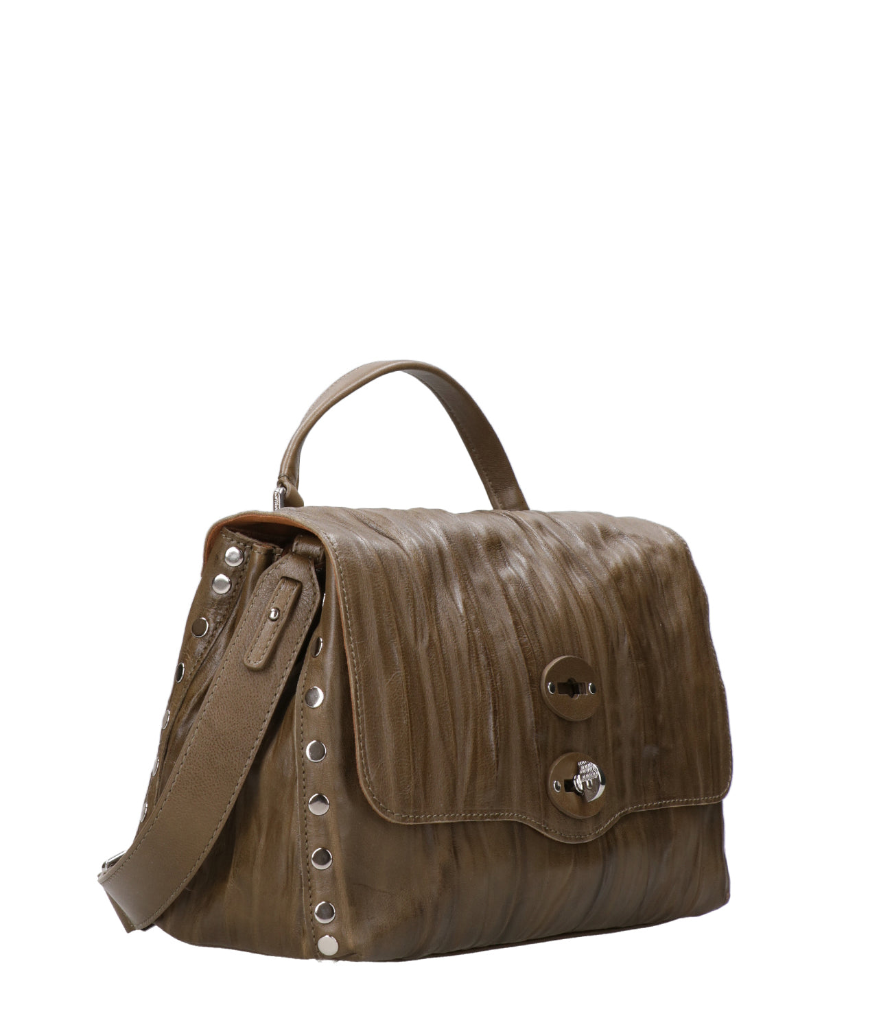 Zanellato | Borsa a Tracolla Plissè S Verde militare