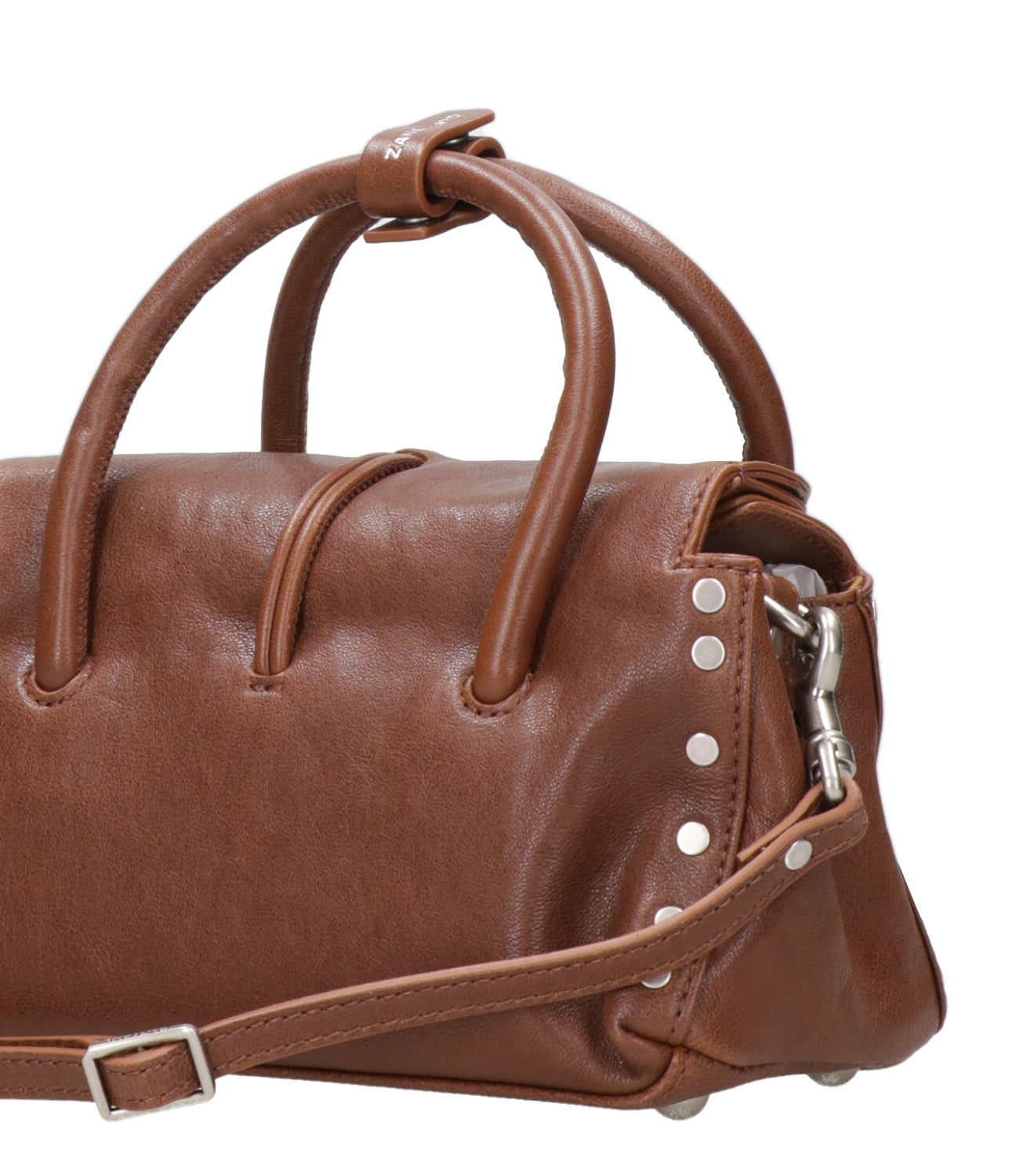 Zanellato |Borsa a Mano Dotta Tabacco Baby Moto