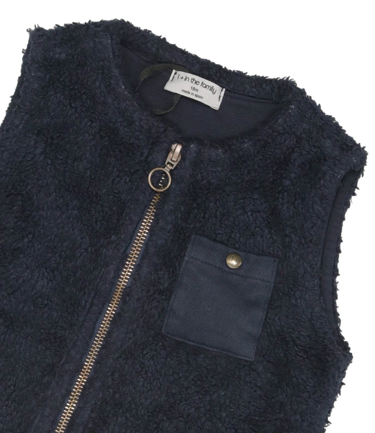 1 in the family | Gilet Blu navy