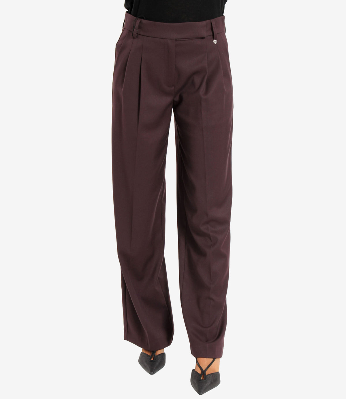 Aniye By | Pantalone Tecla Bordeaux