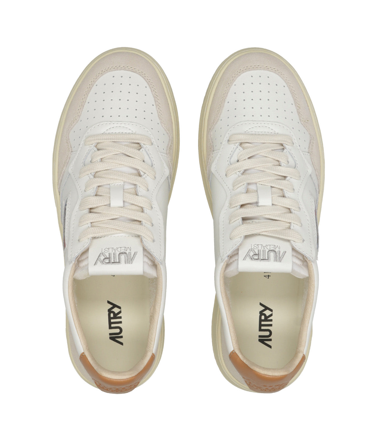 Autry | Sneakers Medalist Bianco Cuoio