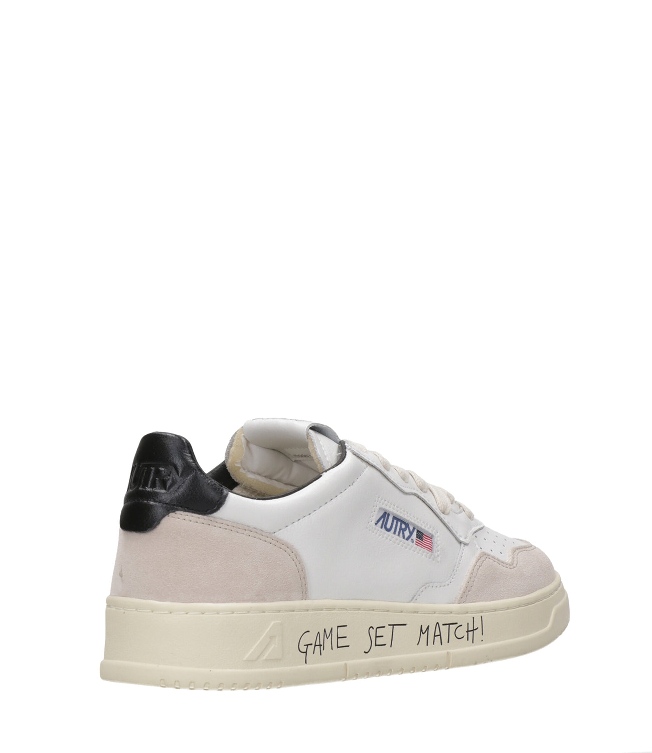Autry | Medalist Low Man Sneakers White and Black