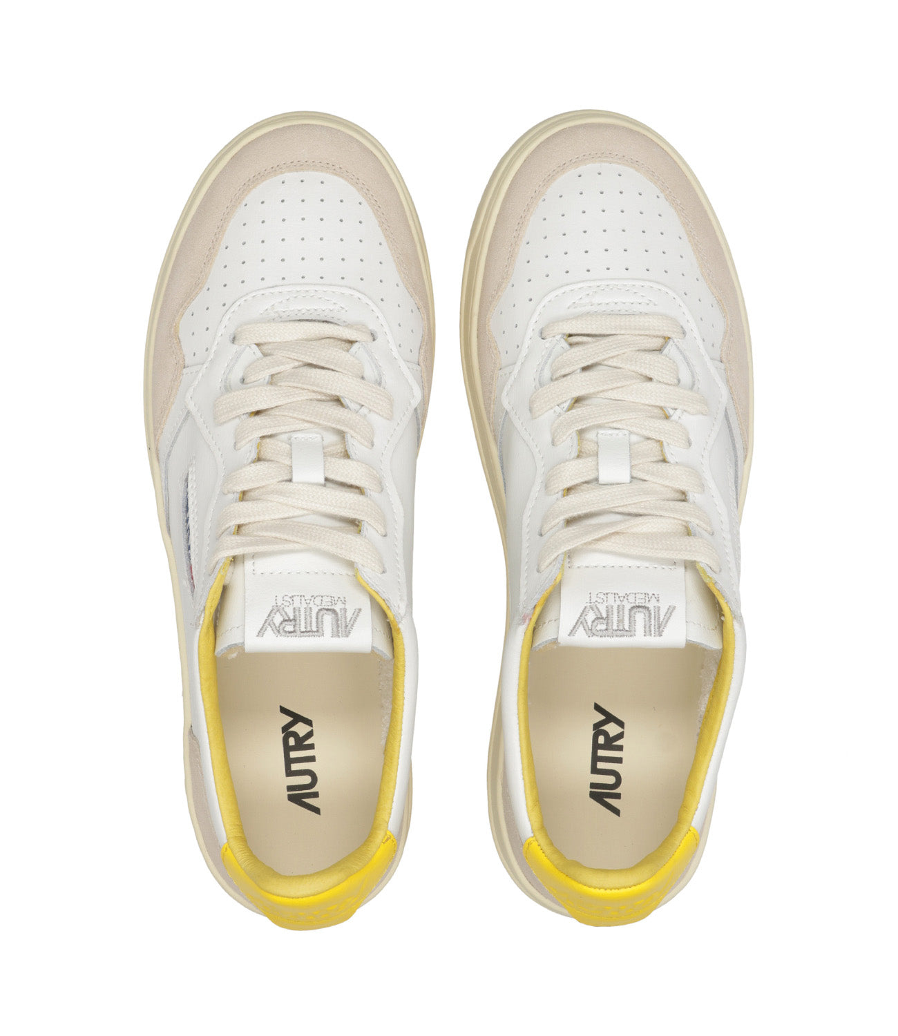 Autry | Sneakers Medalist Bianco Giallo