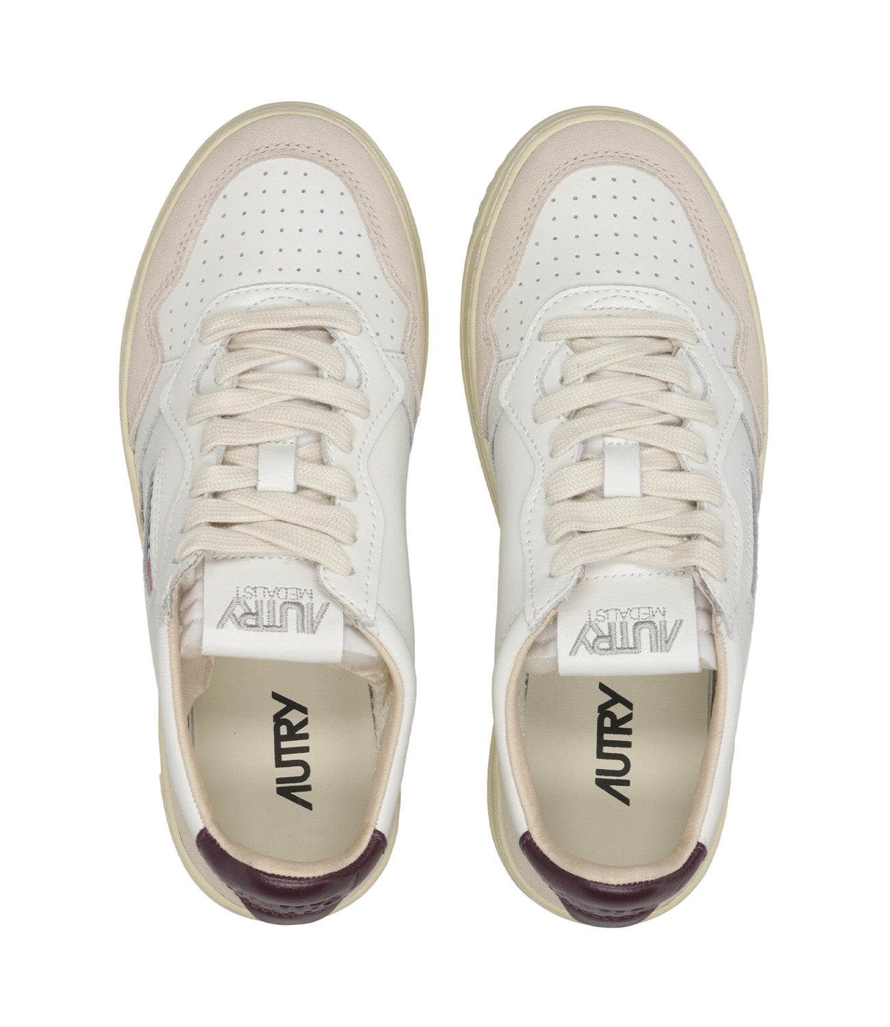 Autry | Sneakers Medalist Low Woman Bianca e Celeste