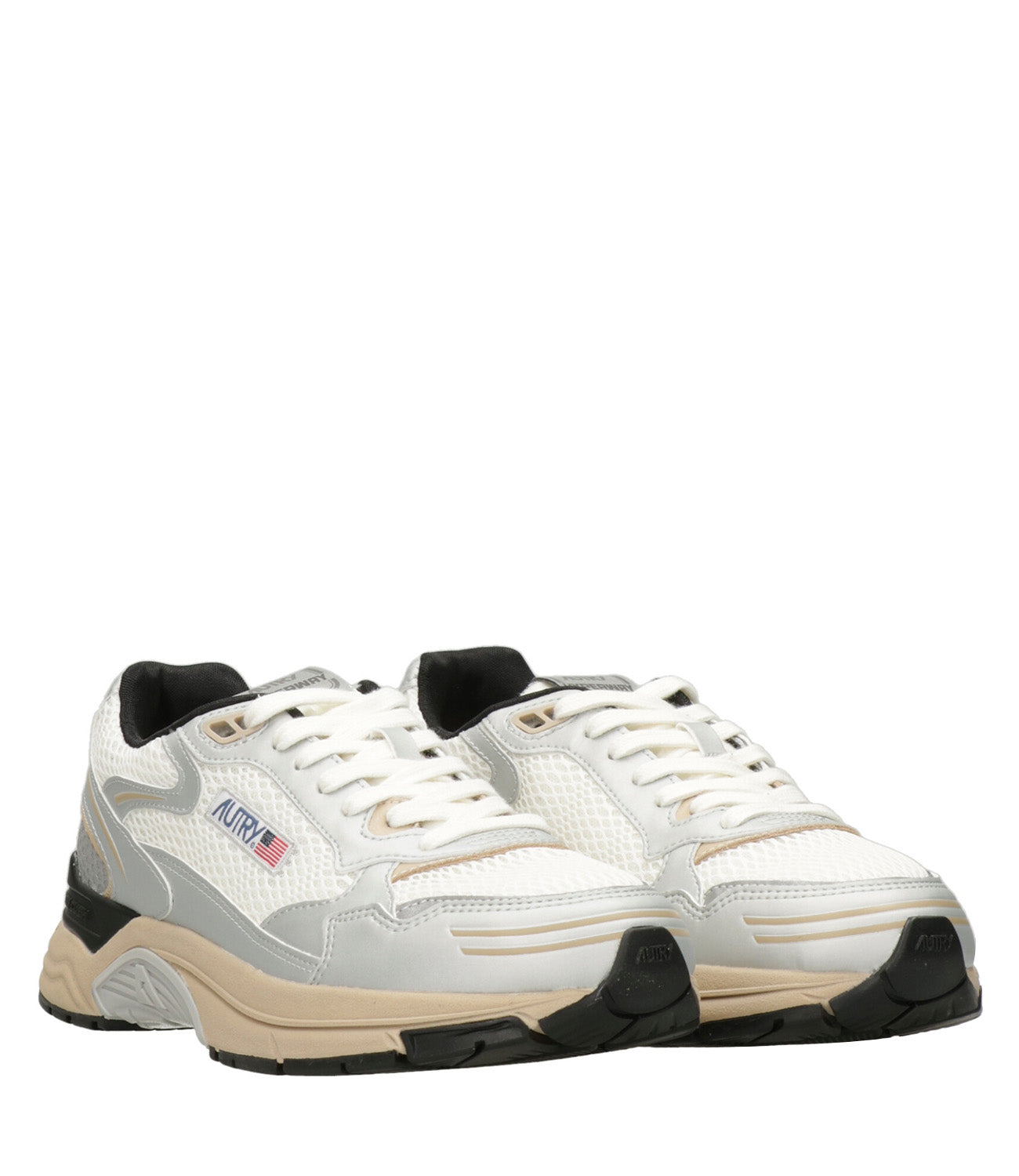 Autry | Sneakers Hyperway Low Argento Bianco