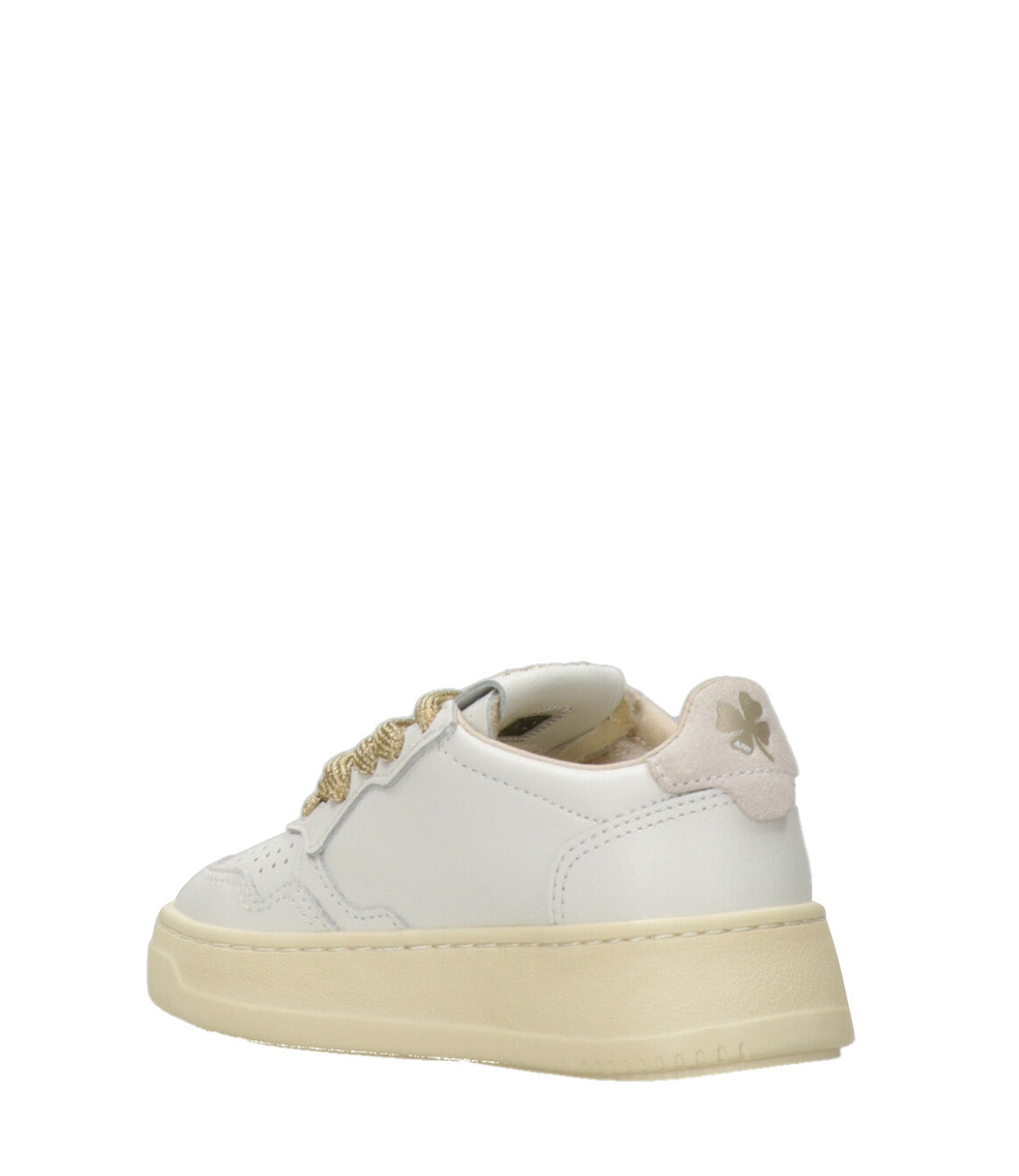 Autry Kids | Sneakers Medalist Kids Low Bianco Oro