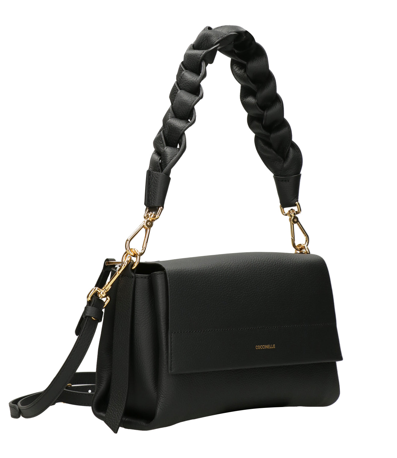 Coccinelle | Borsa a Spalla Boheme small Nero Cognac