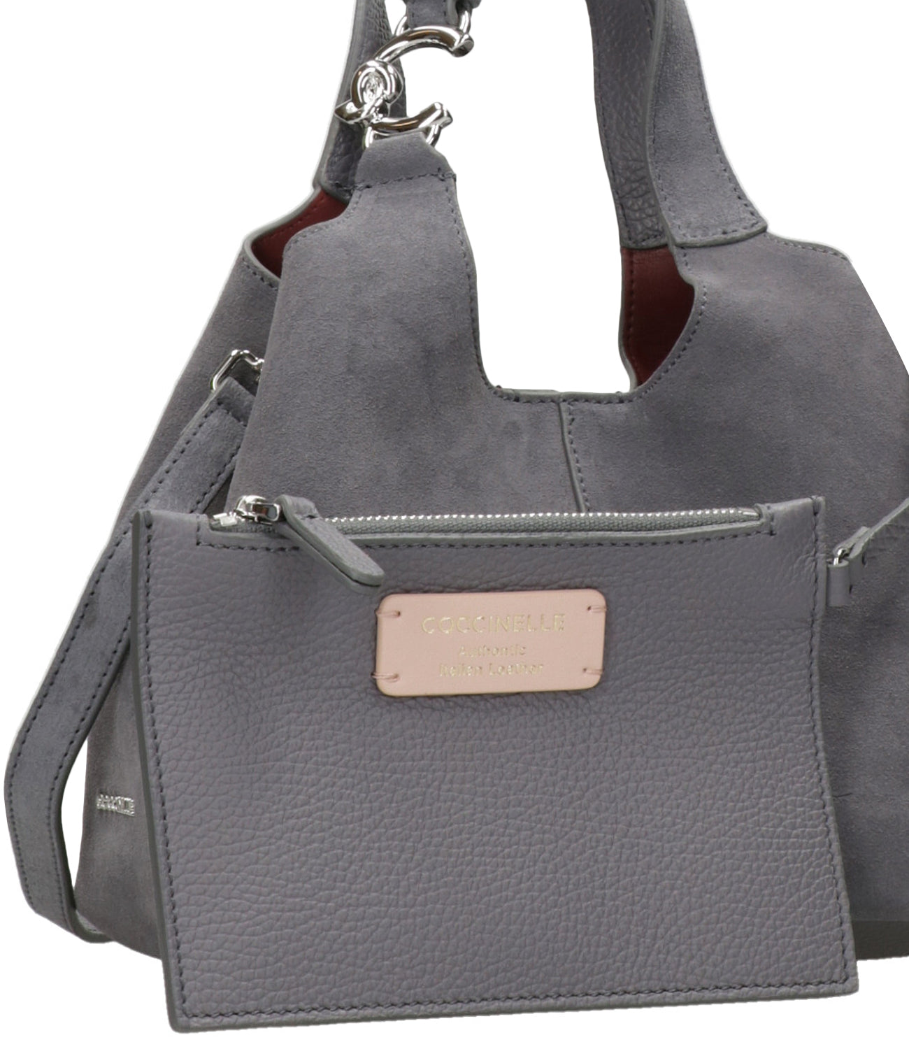 Coccinelle | Borsa a Spalla C-Easy Small Cemento