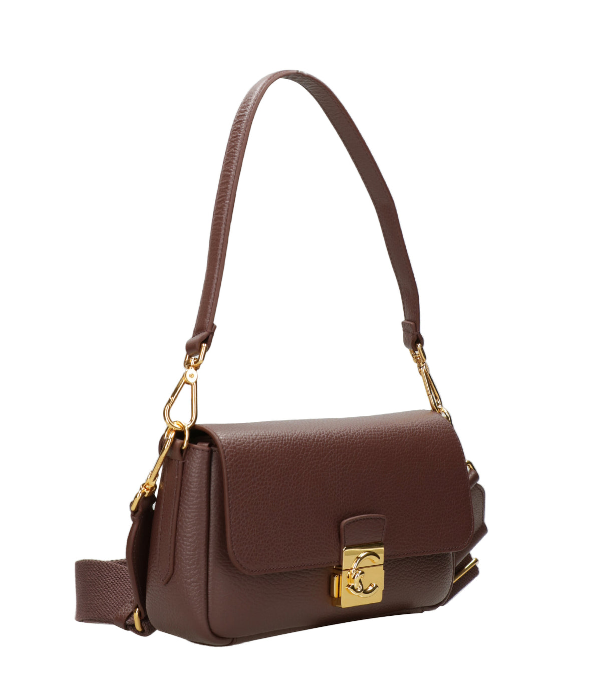 Coccinelle | Borsa a Spalla C-Me Lock Medium Berry