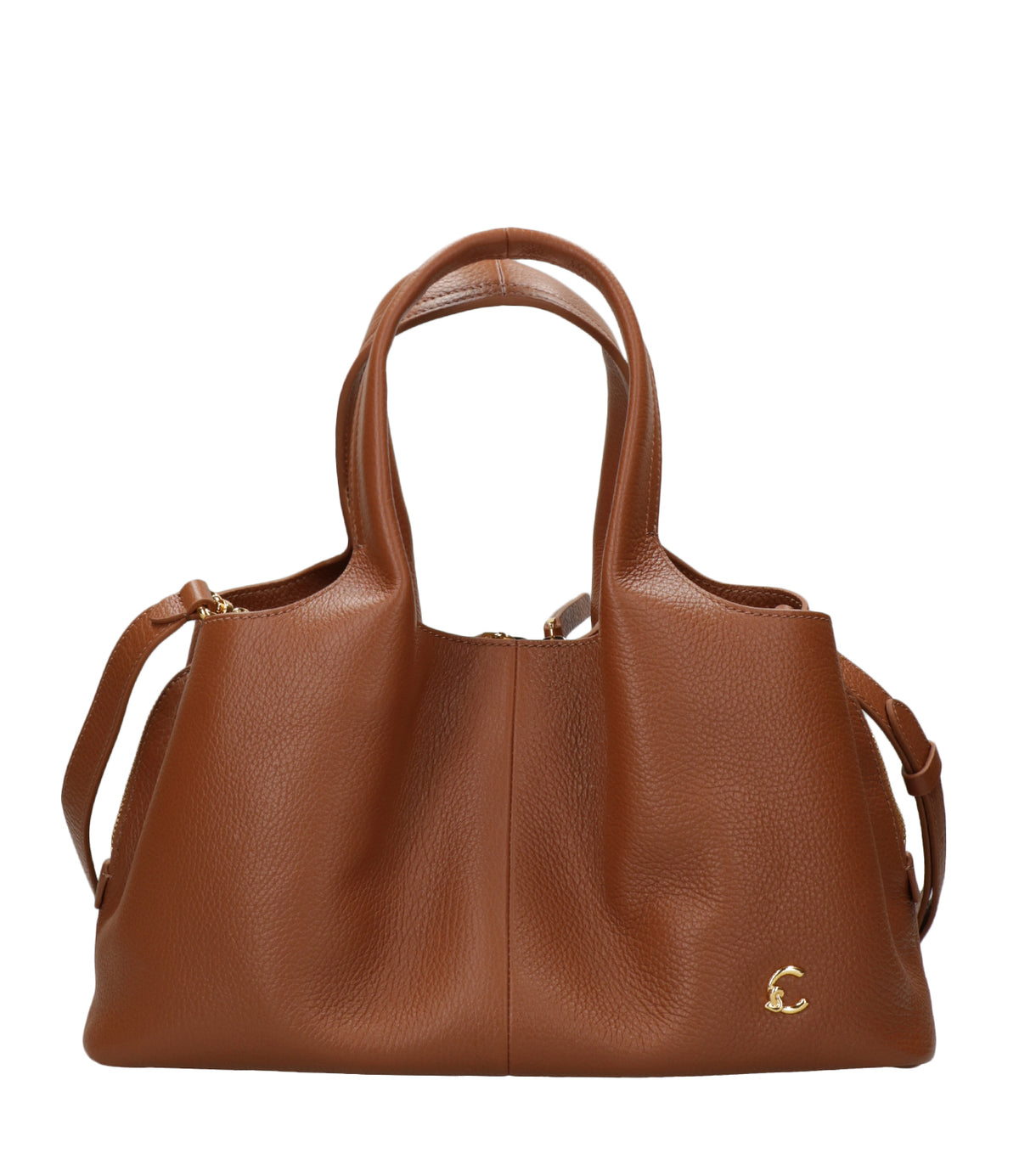 Coccinelle | Borsa a Spalla Nell medium Cognac