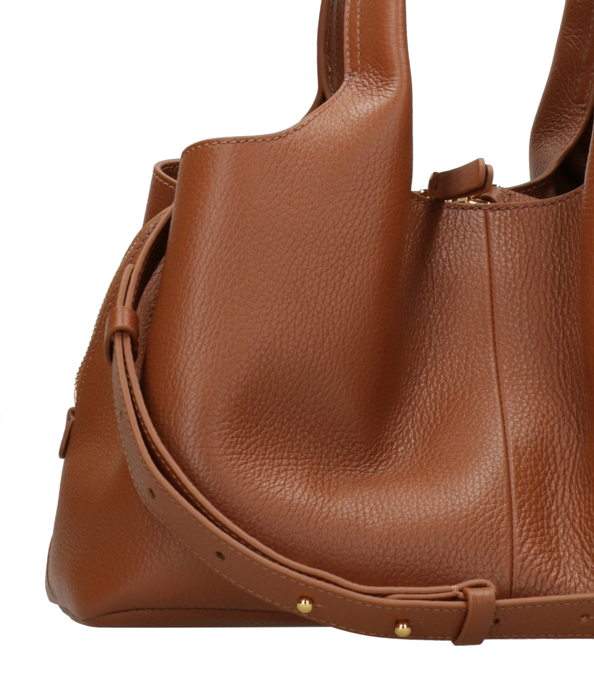 Coccinelle | Borsa a Spalla Nell medium Cognac