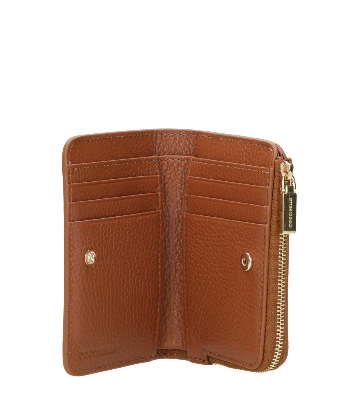 Coccinelle | Portafogli Metallic Small Cognac