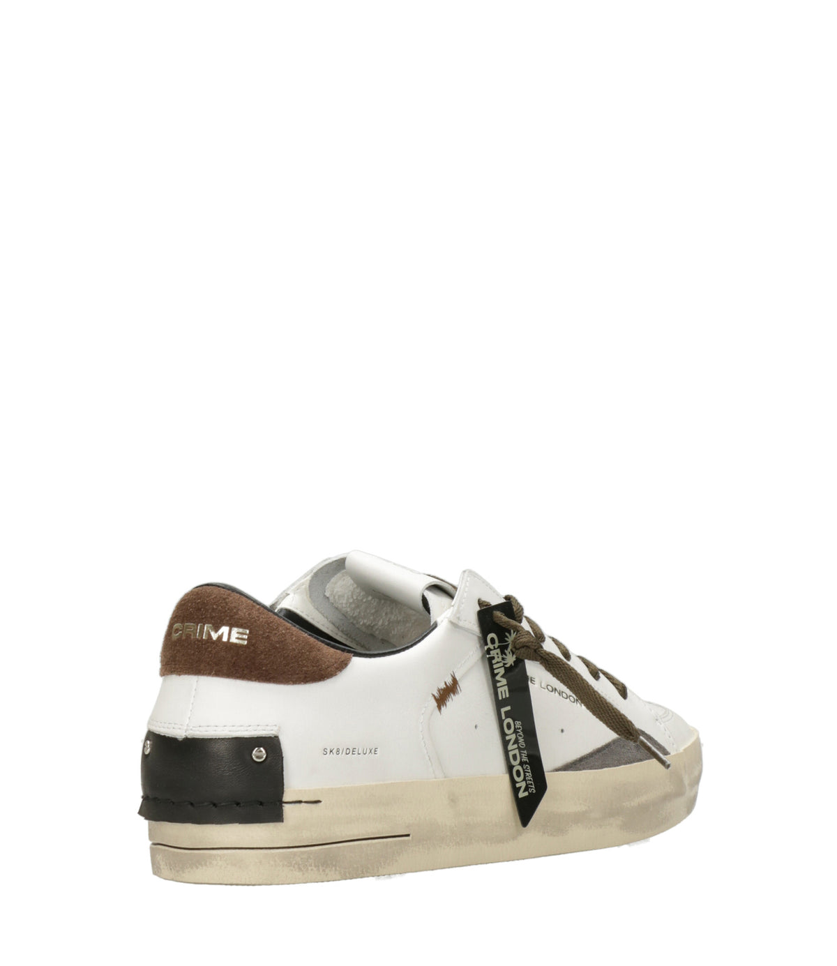 Crime London | Sneakers Skate Bianco Moro Grigio
