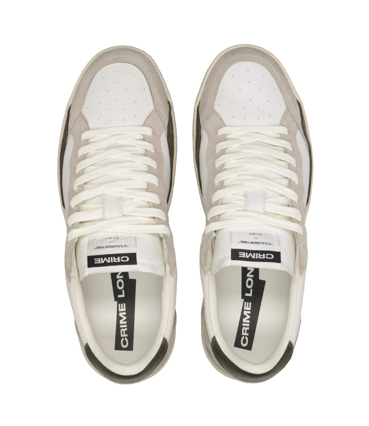 Crime London | Sneakers Chelsea Bianco Verde