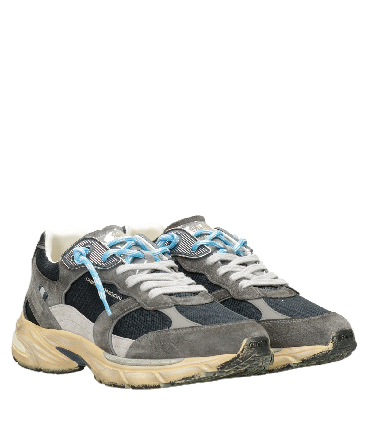 Crime London | Sneakers Fugitive 9094 Grigio piombo Blu