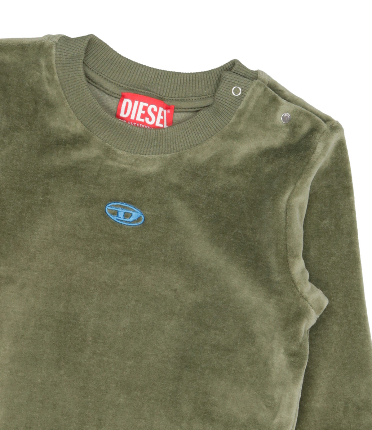 Diesel Kids | Felpa Verde militare