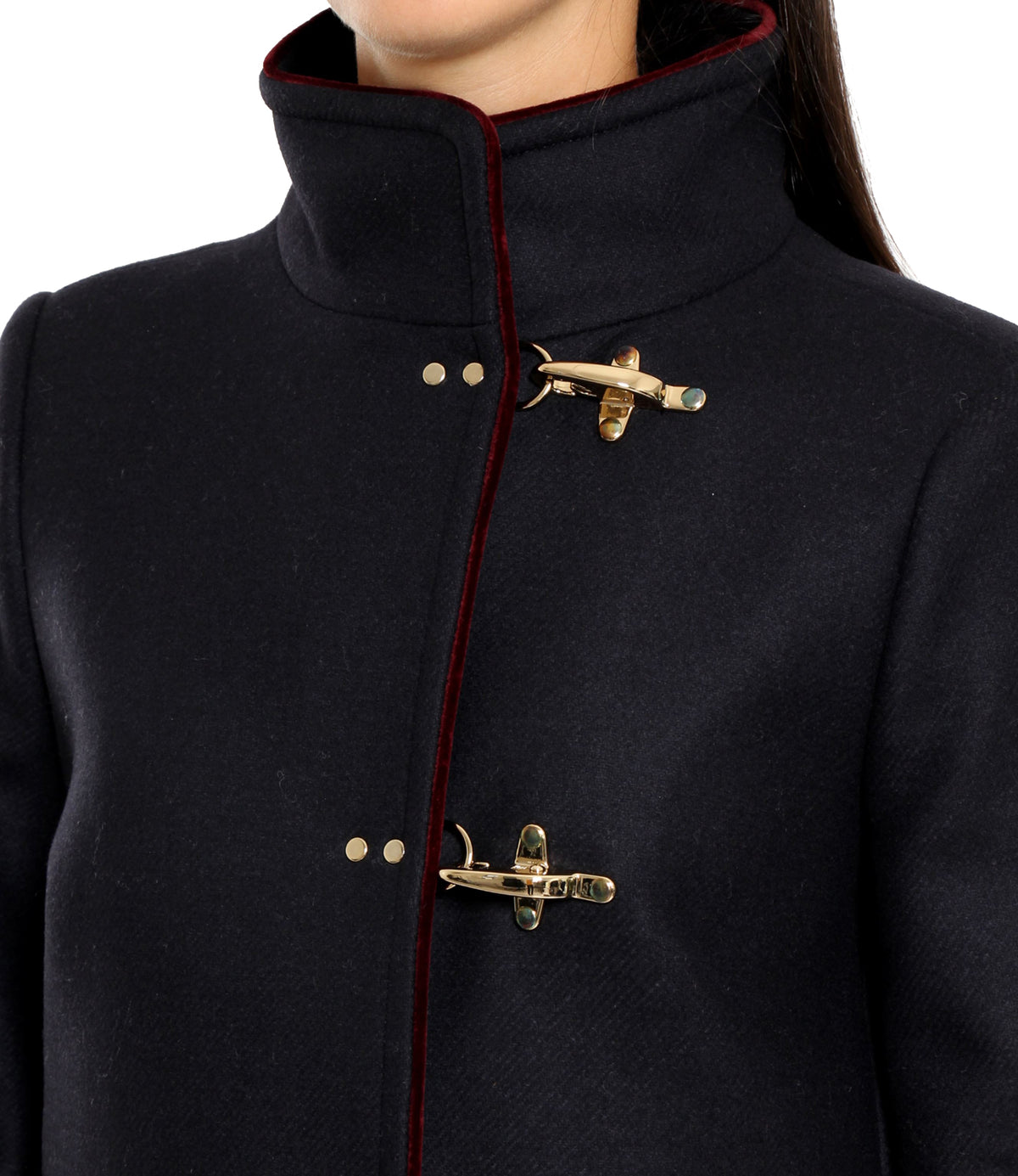 Fay | Cappotto Virginia Coat 3 Ganci Blu notte