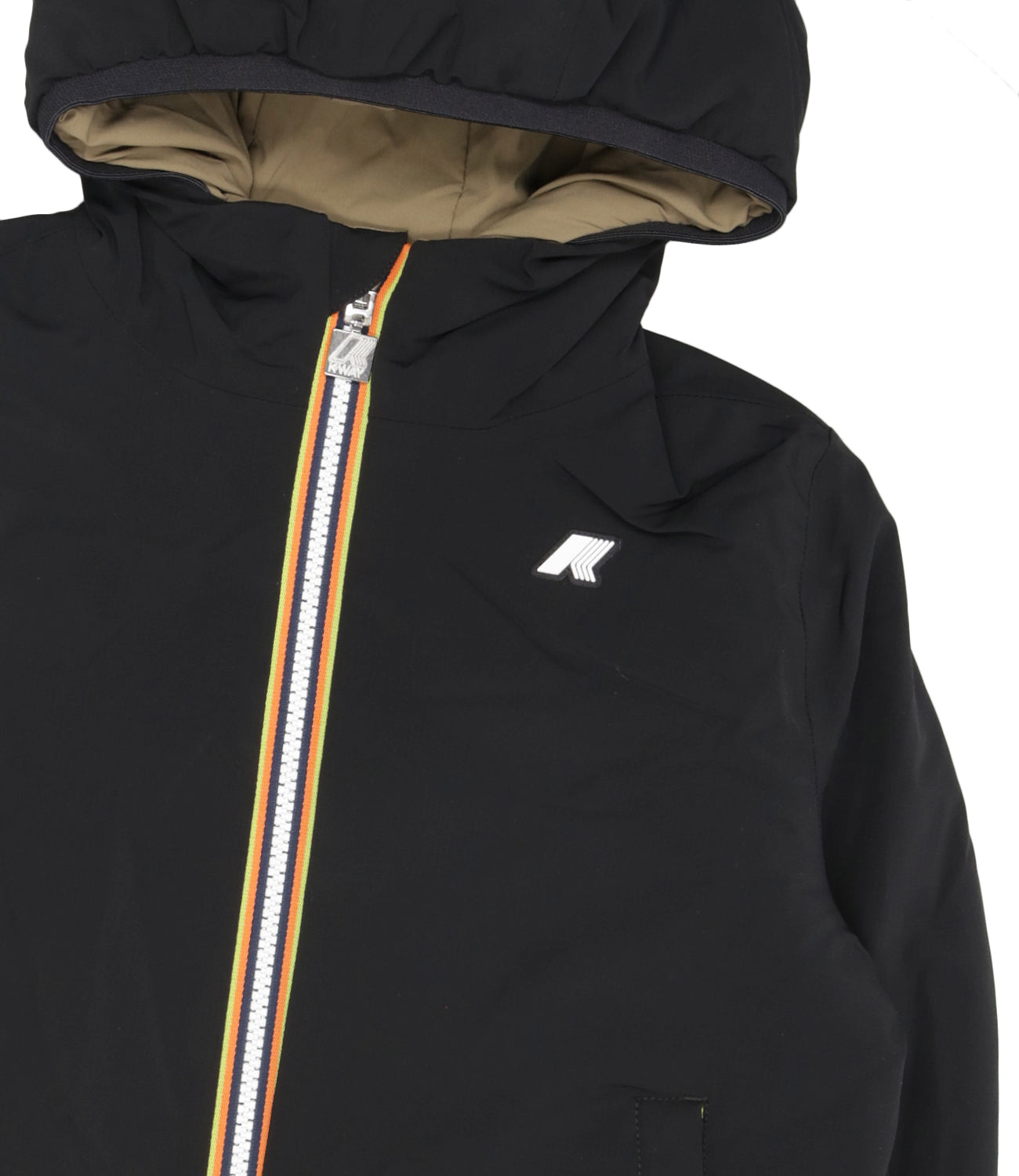 K-Way Kids | Giubbotto P. Jack St Warm Double Nero Verde militare