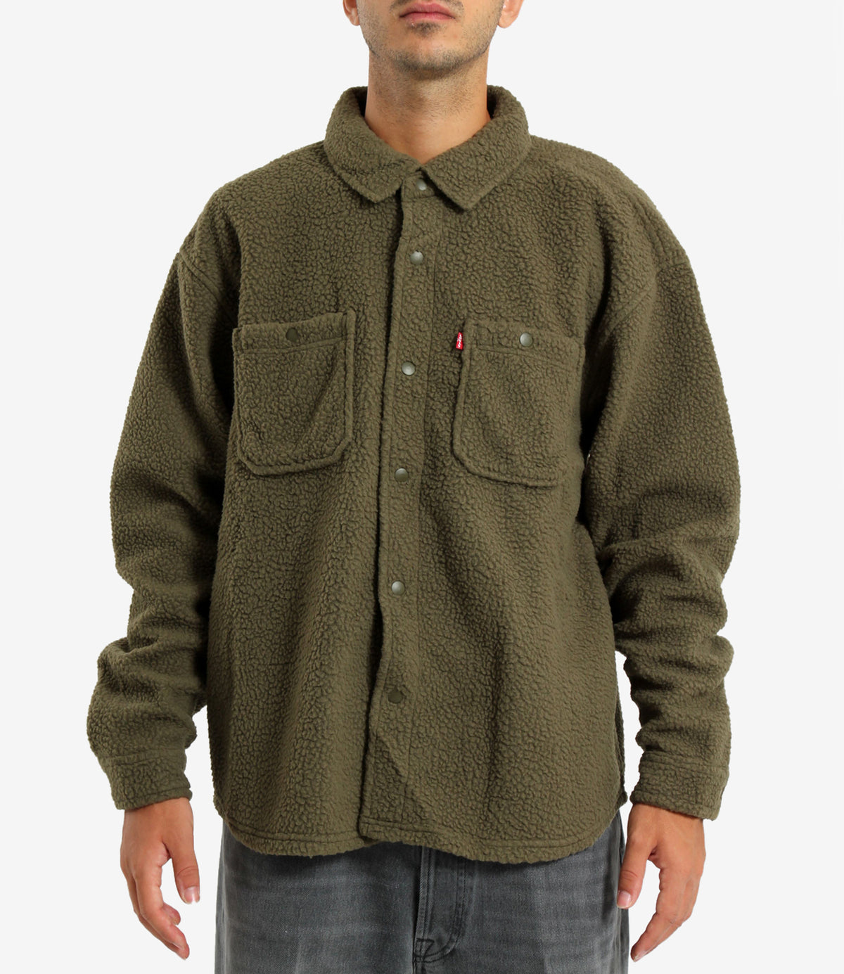 Levis | Camicia Sherpa Soft Worker Verde