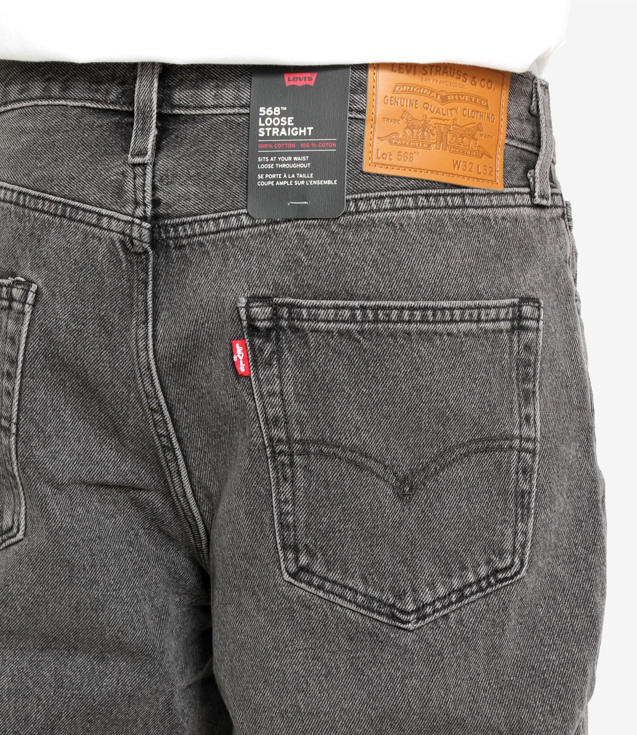 Levis | Jeans 568 Loose Straight Denim nero
