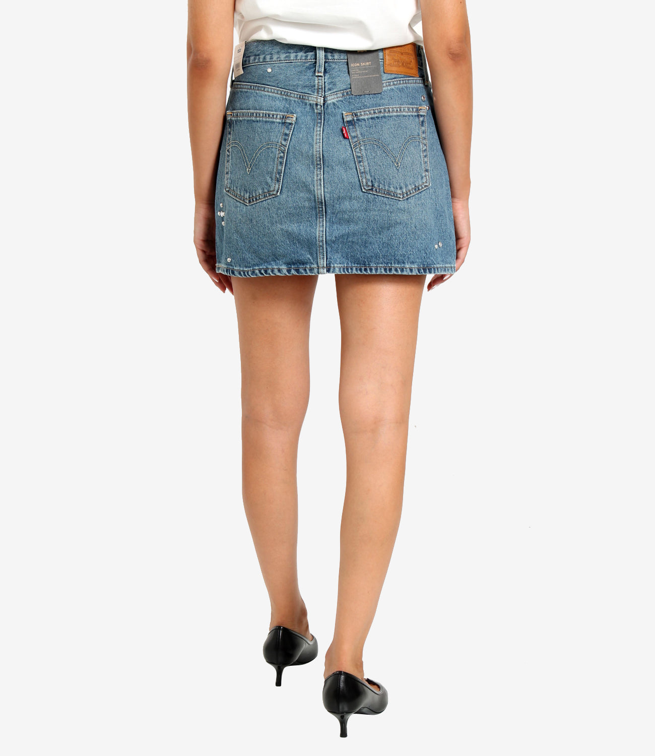 Levis | Gonna Icon Skirt Trip On Drip Skirt Denim medio