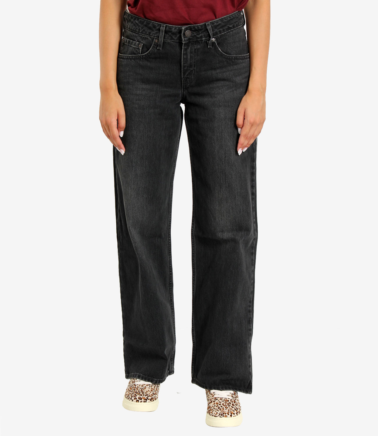 Levis | Jeans Low Loose Rescued City Denim nero
