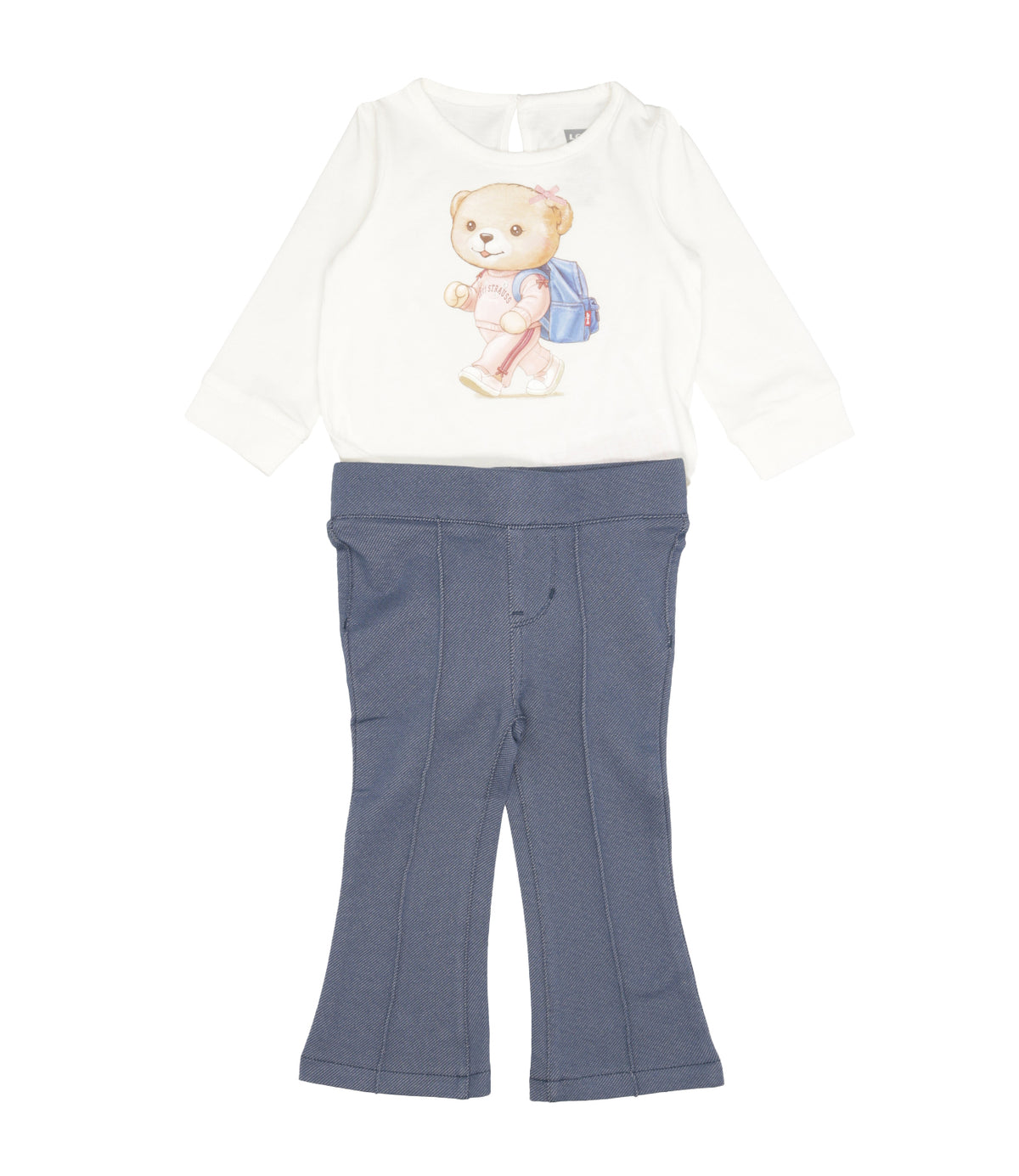 Levis Kids | Set T-Shirt Leggings Bianco Polvere