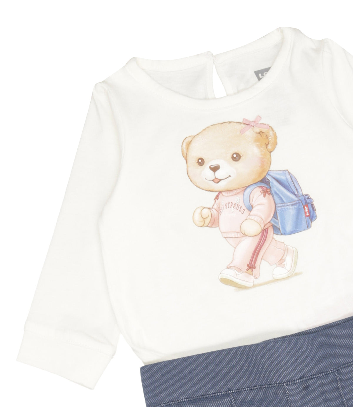 Levis Kids | Set T-Shirt Leggings Bianco Polvere
