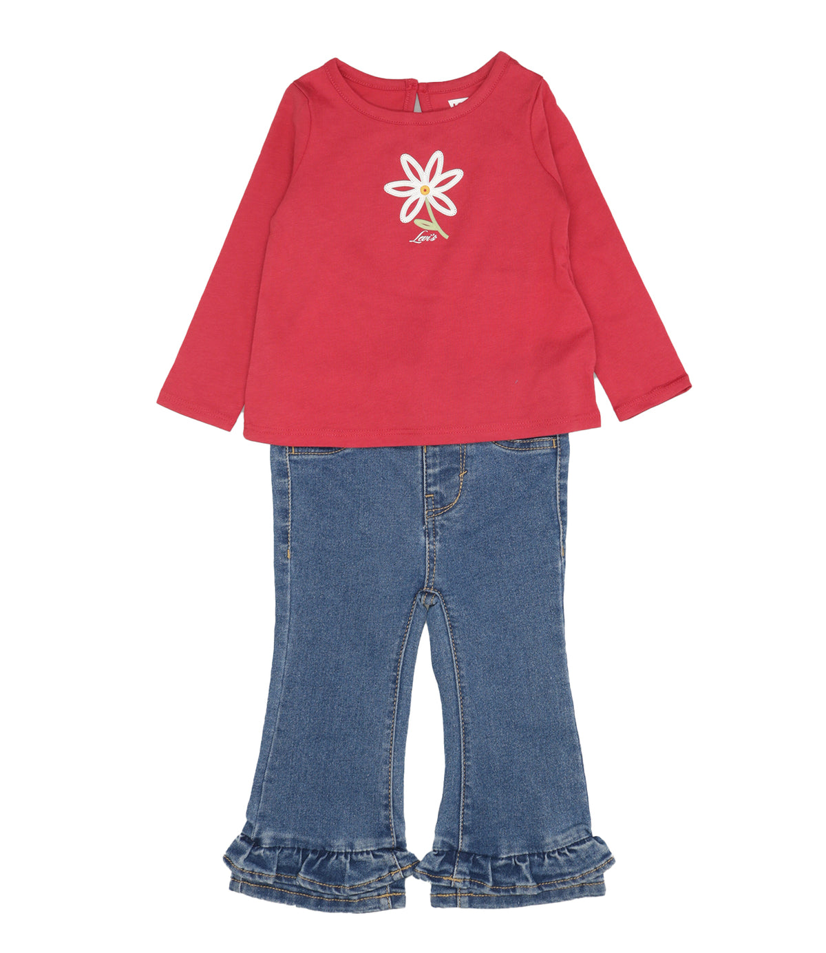 Levis Kids | Set T-Shirt Pantalone Rosso Blu Denim