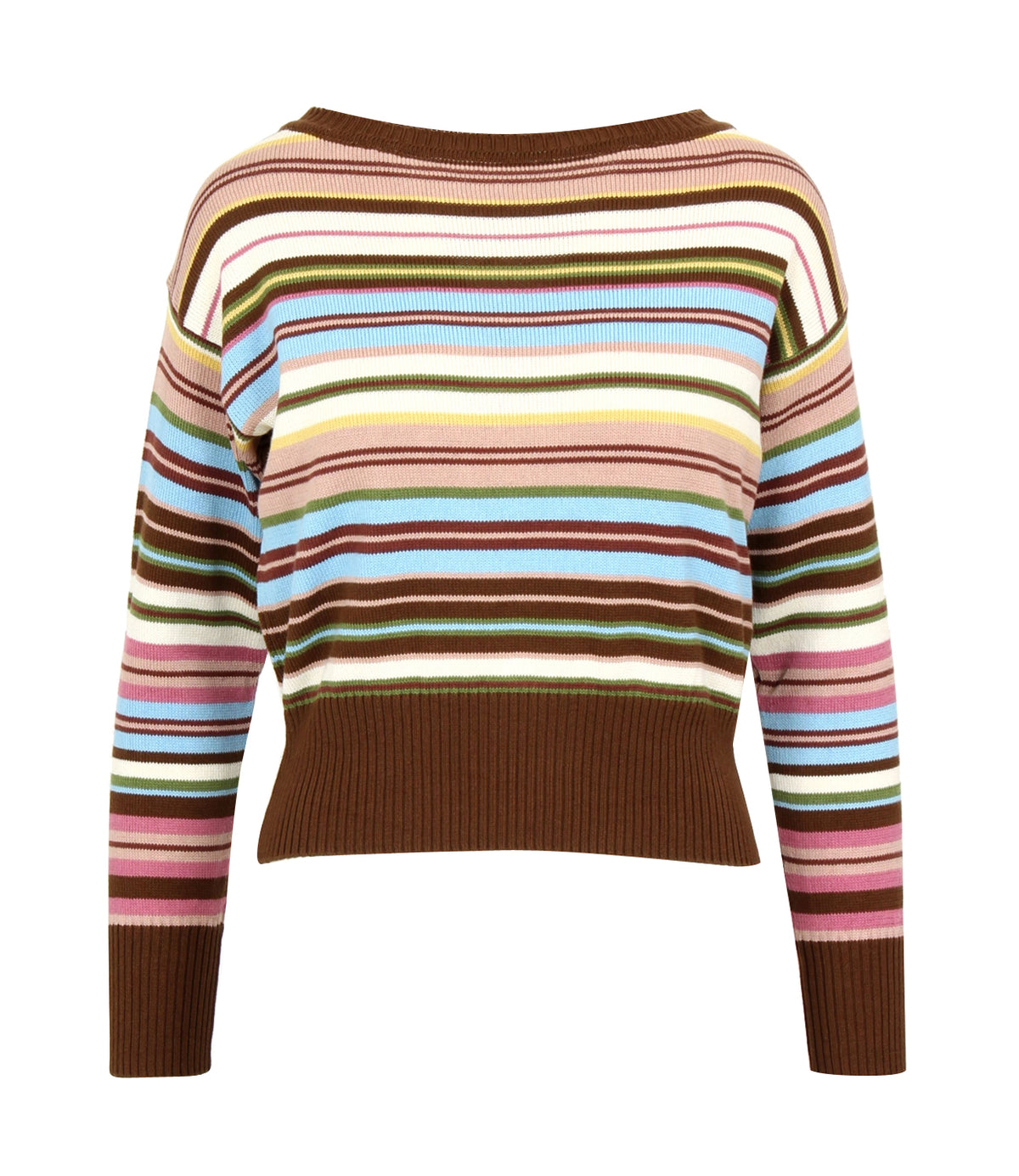 Max Mara Weekend | Maglia Zinnia Marrone Celeste